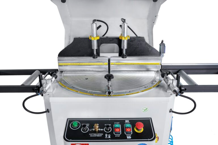 SC 403 Tam Avtomatik Alüminium və PVC Alt Çıxışlı Kəsmə Dəzgahı (Ø600 və Ø650 mm)
