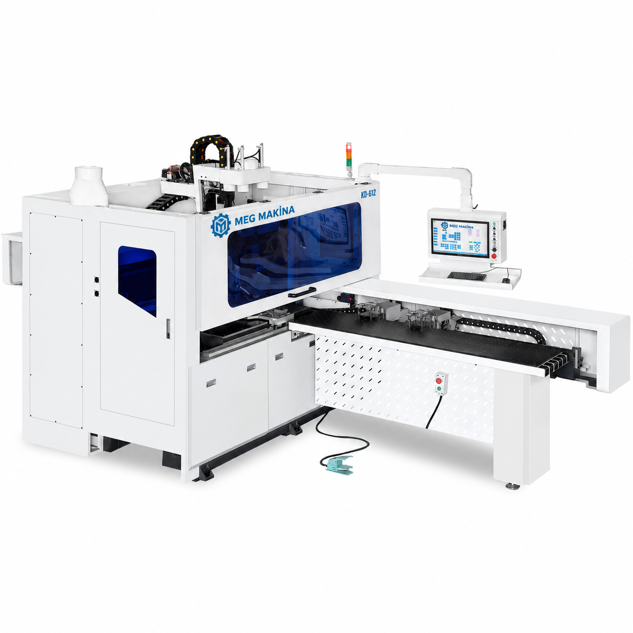 CD-612 CNC Altı Yönlü Delme Makinesi (Tekli Delme Paketi)